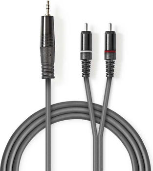 Nedis Audiokabel Stereo 3,5 mm Stecker - 2x Cinch-Stecker (3 m), Audio Kabel