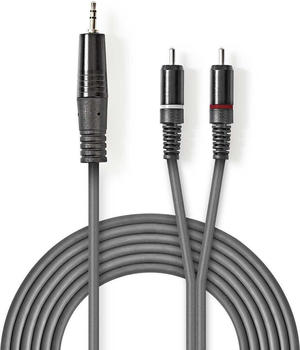 Nedis Audiokabel Stereo 3,5 mm Stecker - 2X Cinch-Stecker (1.50 m), Audio Kabel