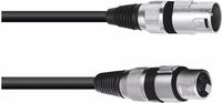 Xlr-kabel 3-polig, 1,5 M, Schwarz - Omnitronic