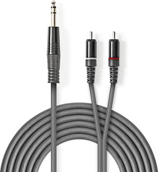 Nedis Audiokabel Stereo 6.35 mm Male - 2X RCA Male (1.50 m), Audio Kabel