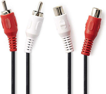 Nedis Stereo Audiokabel 2 x R AC Stecker - 2 x Cinch-Buchse (5 m), Audio Kabel