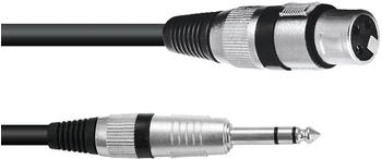 Omnitronic 30225195 XLR Adapterkabel [1x XLR-Stecker 3 polig (0.90 m), Audio Kabel