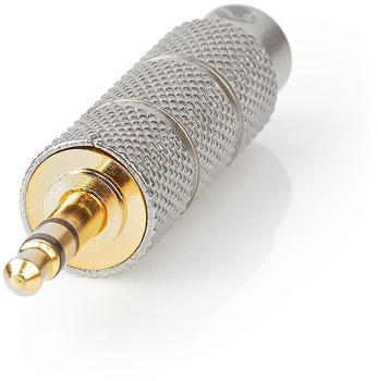 Nedis Stereo Audio Adapter 3.5 mm Male 6.35 mm Female Gold Plated Straight Metal Gold / Metal 1 pcs, Video Converter