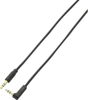 SpeaKa Professional Klinke Anschlusskabel 90°-Klinkenstecker 3.5 mm Klinkenstecker 3.5 mm 1 m (1 m, 3.5mm Klinke (AUX)), Audio Kabel
