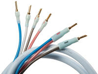 Supra Cables Quadrax Lautsprecherkabel 4 x 2.0 Bi-Wire CombiCon Crimp, 3.00m
