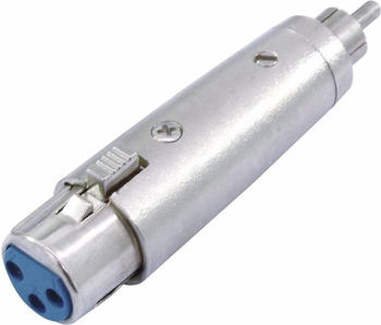 Omnitronic Adapter Cinch (Klinkenadapter), Audio Adapter, Silber