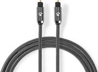 Nedis Optisches Audiokabel | CATB25000GY50 | Gun Metal Grau