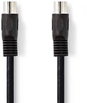 Nedis DIN-Audio-Kabel DIN 5-Pin Stecker DIN 5-Pin Stecker Vernickelt 3.00 m Rund PVC S (3 m) Audio Kabel