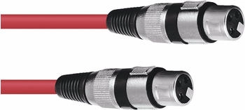 Omnitronic XLR Kabel 3pol 1,5m rt (1.50 m), Audio Kabel