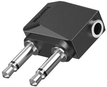 Hama Audio-Adapter 2x 3,5-mm-Klinken-St. Mono - 3,5-mm-Klinken-Kuppl. Stereo
