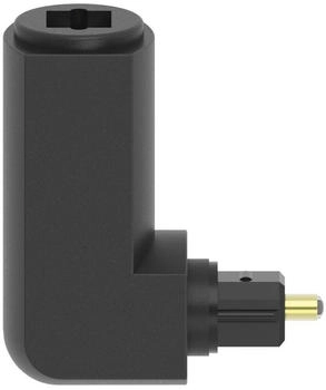 Hama ODT-Adapter Toslink-Stecker - Toslink-Kupplung vergoldet 90°
