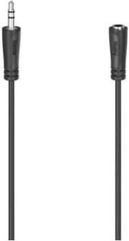 Hama Audio-Verlängerungskabel 3,5-mm-Klinken-Stecker - Kupplung Stereo 3,0 m