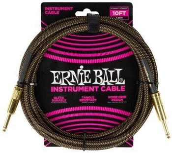 ERNIE BALL Instr.Cable Braided 10ft PD