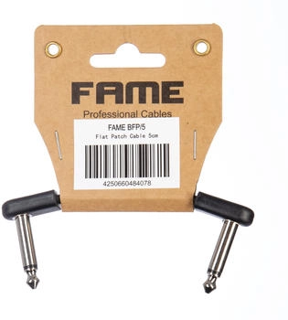 Fame Flat Patch Cable Black 0,05 m (GIT0047541-000)