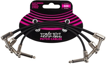 ERNIE BALL EB6221 6" Flat Ribbon Patch Cable 3-Pack 0,15m (P06221)