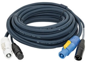 DAP FP18 Hybrid Cable powerCON & 5-pin XLR DMX/Power DMX & Strom 10m (93004)