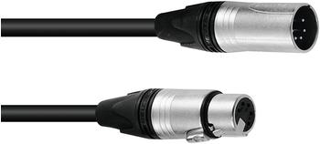 PSSO DMX Kabel XLR 5pol 1,5m sw Neutrik (30227823)