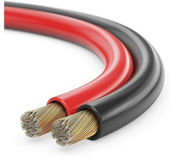 Sonero Lautsprecherkabel 2x0,75mm² CCA 25,0m rot/schwarz (S-SC2075RB-25)