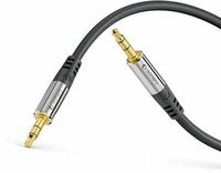 Sonero Premium Audio-Kabel S-AC500-050 3,5mm Klinke,Aluminiumstecker,5m