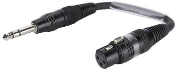 Sommer Cable Adapterkabel XLR(F)/Klinke stereo 0,15m (3030741U)