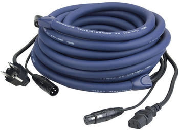 DAP FP04 Power-/Signalkabel 15m Schutzkontakt-IEC/XLR-XLR (FP0415)