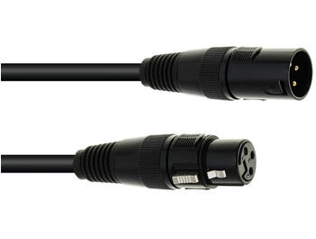 Eurolite DMX Kabel XLR 3pol 3m sw (64954533)