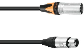 PSSO Adapterkabel DMX XLR 5pol/3pol 0,3m sw (30227836)