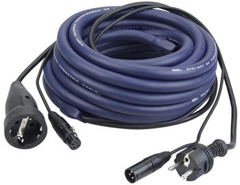 DAP FP05 Power-/Signalkabel 15m Schutzkontakt/ XLR-XLR LICHT (FP0515)