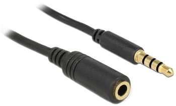 DeLock 84716 0,5m Verl&auml;ngerungskabel Audio Klinke 3,5mm Stecker/Buchse IPhone 4 Pin