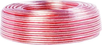 LogiLink Audio-Lautsprecher-Installationskabel 2x 2,5 mm² transparent 50 m (CA1085)