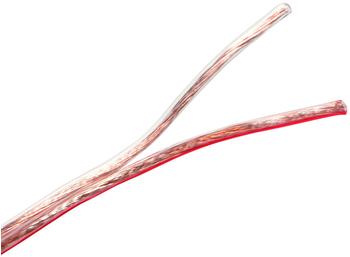 LogiLink Audio-Lautsprecher-Installationskabel 2x 2,5 mm² transparent 25 m (CA1084)