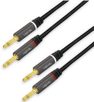 Logilink Ca1211 Audio Anschlusskabel 5.0 M Schwarz Geschirmt, Farbcodiert