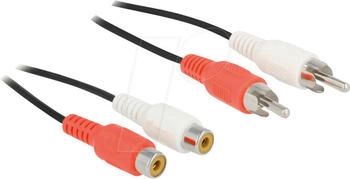 DeLock Cinch Verlängerungskabel 5 m (85807)