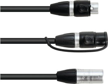 Eurolite Adapterkabel DMX IP XLR 3pol(M)/2xIP XLR 3pol(F) (30227869)
