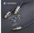 Sonero Premium Audio Adapter 0,20m 3,5mm Klinke Stecker auf 2x Cinch Buchse schwarz (S-ACA003)