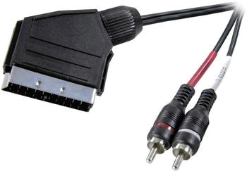 SpeaKa Professional Adapter SCART / 2X Cinch 2M