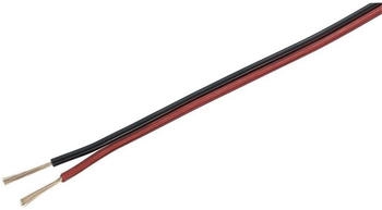 TRU Components 1565746 Lautsprecherkabel 2 x 0.8mm² Rot Schwarz 100m