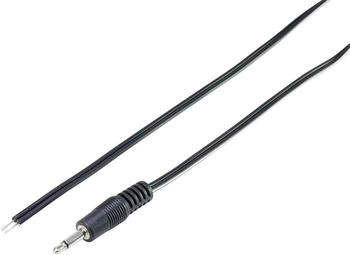 TRU Components 93038c440 Klinken-Anschlusskabel Klinkenstecker 3.5 mm - offene Kabelenden Mono 1 St.
