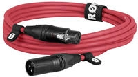 RODE 400832816, Rode XLR3M-R XLR Verbindungskabel 3 m Rot
