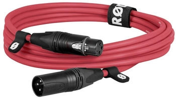 Rode Premium XLR Mikrofonkabel 3 m rot (XLR3M-R)