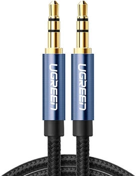 Ugreen AUX-Audiokabel gerader Stecker Miniklinke 3,5 mm 3 m blau (AV112) (10688)