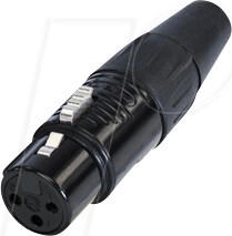REAN Av RC3F-BAG XLR-Steckverbinder Buchse gerade Polzahl: 3 1 St.