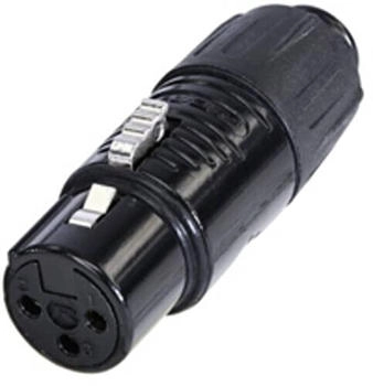 REAN av RA3FT-B XLR-Adapter Mini-XLR-Stecker Mini-XLR-Buchse Polzahl:3 1 St.
