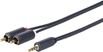 VivoLink PROMJRCA5 cable de audio 5 m 3,5 mm 2 x rca Schwarz