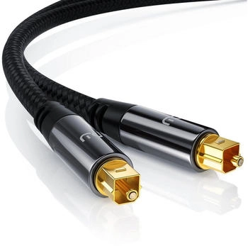 Primewire Optisches-Kabel s/pdif Toslink Lichtwellenleiter Audiokabel 10m (2875)