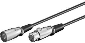 MicroConnect XLRMF5 Kabel de audio 5 m xlr (3-polig) Schwarz