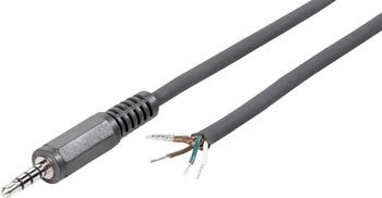 BKL Electronic 1101086 Klinken-Steckverbinder 3.5 mm Stereo Polzahl:4 1 St.