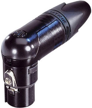 Neutrik NC7FRX-B XLR-Steckverbinder Buchse gewinkelt Polzahl: 7 Schwarz 1 St.