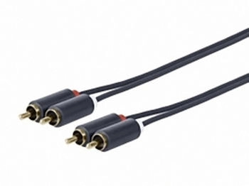 VivoLink PRORCARCA10 Kabel de audio 10 m 2 x rca Schwarz