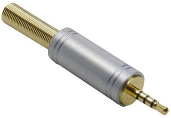 BKL Electronic 1103086 Klinken-Steckverbinder 2.5 mm Stecker gerade Polzahl: 4 Stereo Gold 1 St.